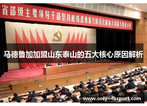 马德鲁加加盟山东泰山的五大核心原因解析